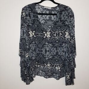 Skylar+Madison Boho Floral Top Large
